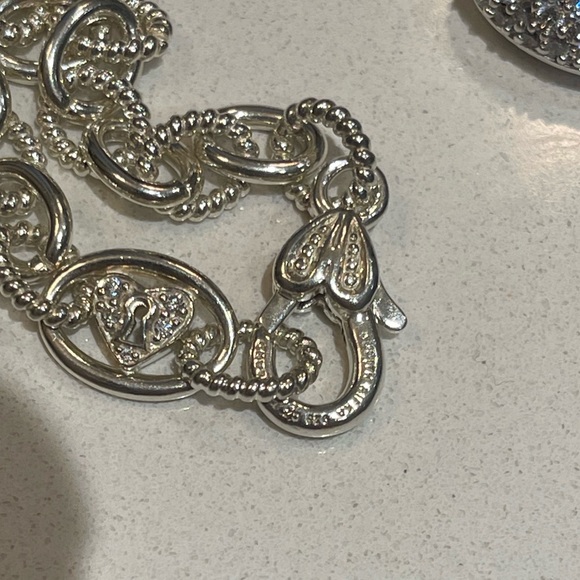 COPY - Judith Ripka Cubic Zirconia Sterling Silver Pendant Necklace - Picture 4 of 9